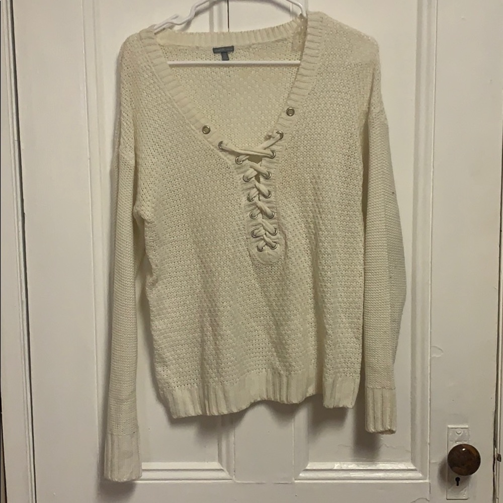 White sweater
